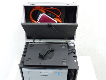 Neu: LaserProfi-2 HU   EDV-Koffer/Prüfkoffer mit HP Laserdrucker