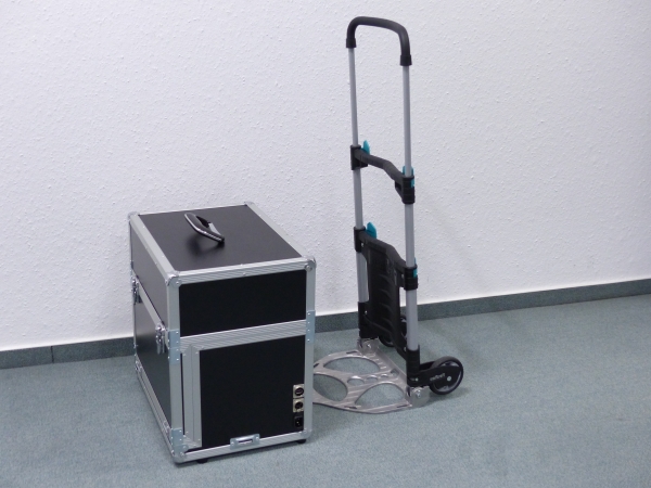 Neu: LaserProfi-2 HU   EDV-Koffer/Prüfkoffer mit HP Laserdrucker